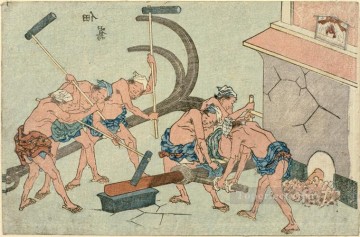  Hokusai Pintura al %C3%B3leo - escenas callejeras recién publicadas 11 Katsushika Hokusai Ukiyoe